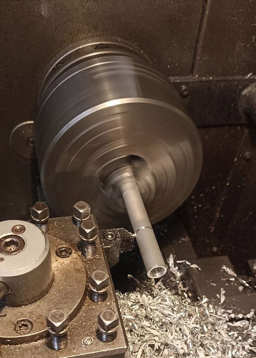 Precision lathe machining